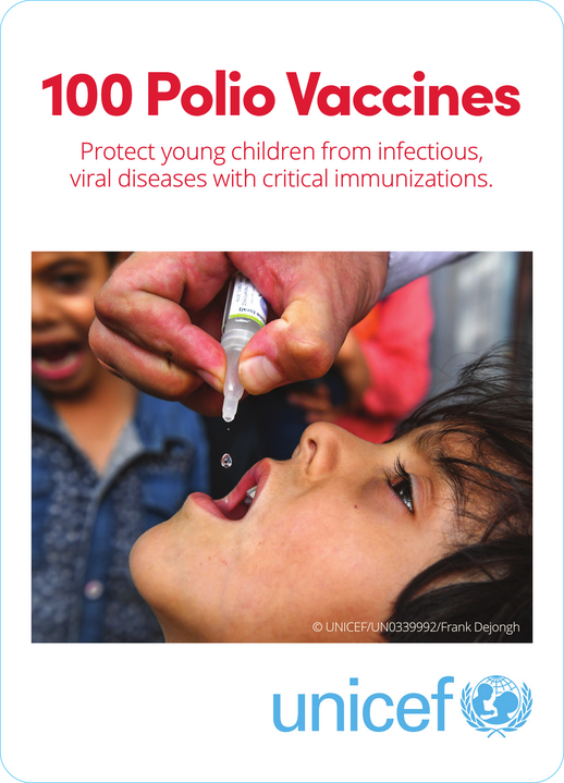 100 Polio Vaccines | $22