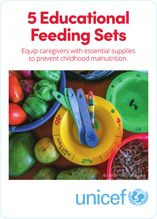5 Educational Feeding Sets | $10